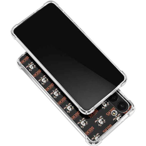 NHL Anaheim Ducks Pattern Galaxy S24 FE Clear Case